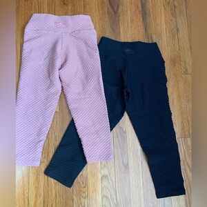 Set of Booty by Brabants leggings EUC